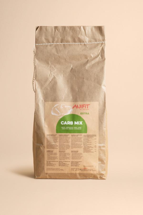 Alimento complementare a base di cereali, verdure e fiocchi di cocco per cani adulti